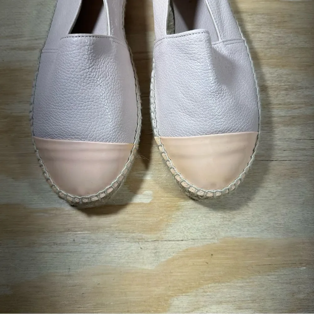 Patricia Green Leather Espadrille Shoes Women’s Size 9.5